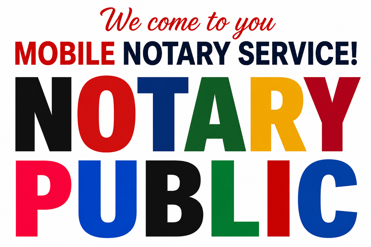 Joe's Notaries Mobile Notary Service